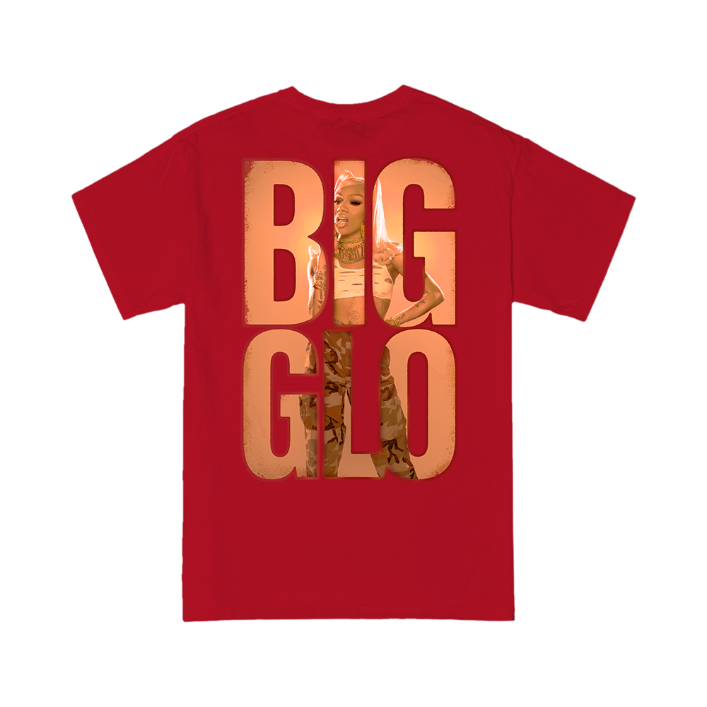 Big Glo T-Shirt (Red) Back